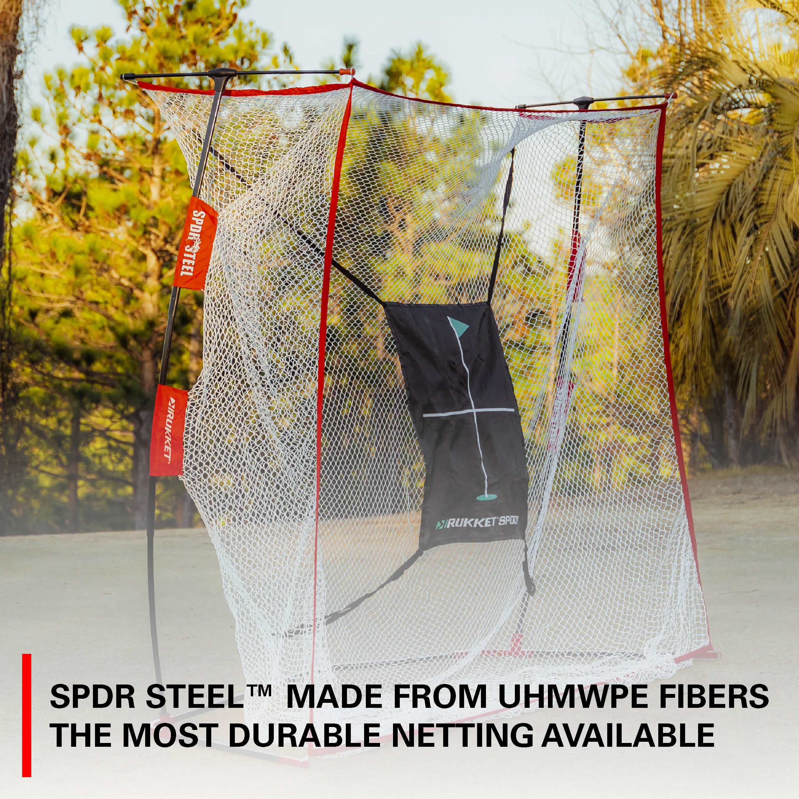 Rukket Sports Haack Pro Golf Net with SPDR STEEL™ Netting