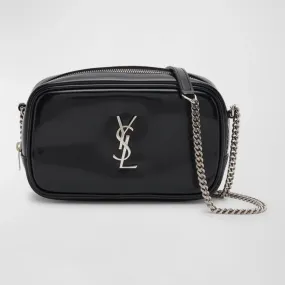 SAINT LAURENT Lou Mini bag in Shiny Canvas