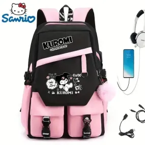 Sanrio Kuromi Kawaii Fashion Backpack