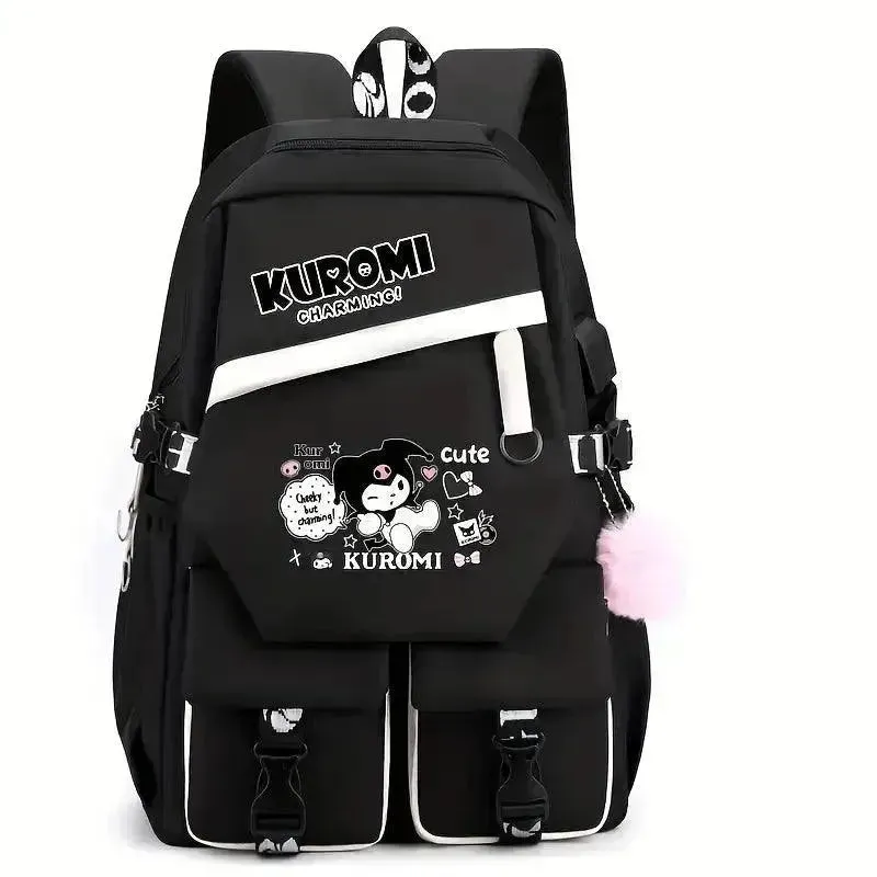 Sanrio Kuromi Kawaii Fashion Backpack