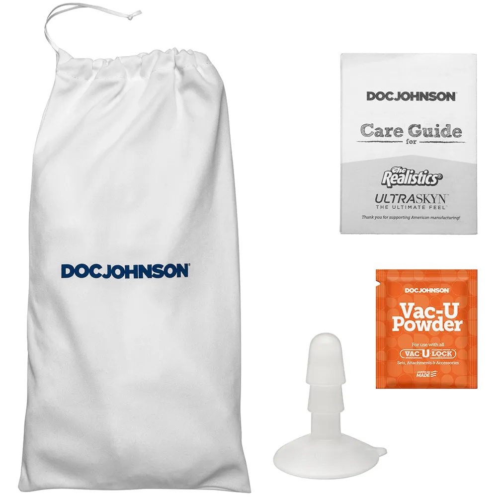 Signature Cocks Alex Jones ULTRASKYN 11 in. Dual Density Dildo with Removable Vac-U-Lock Suction Cup Tan