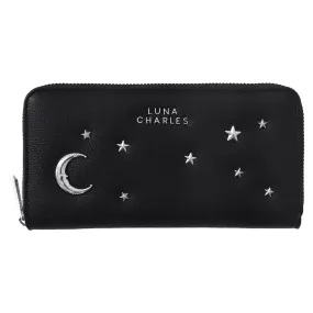 Skye Star Studded Purse - Black & Silver