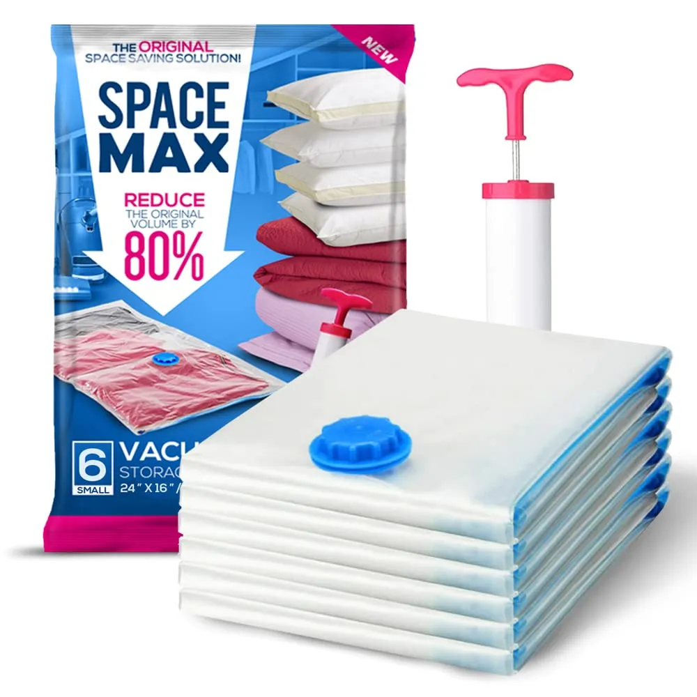 Small 6 Pack   Space Saver Vacuum Storage Bags - Save 80% More Storage