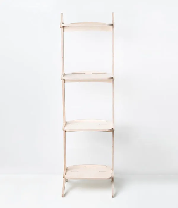 Splayed Book Shelf