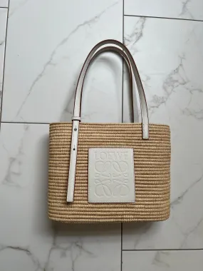 Square Raffia Bag