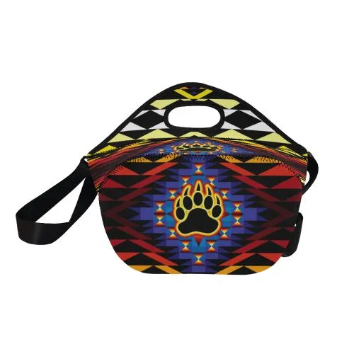 Sunset Bearpaw Blanket Neoprene Lunch Bag/Large