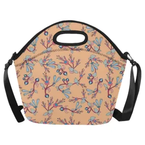 Swift Floral Peache Neoprene Lunch Bag/Large