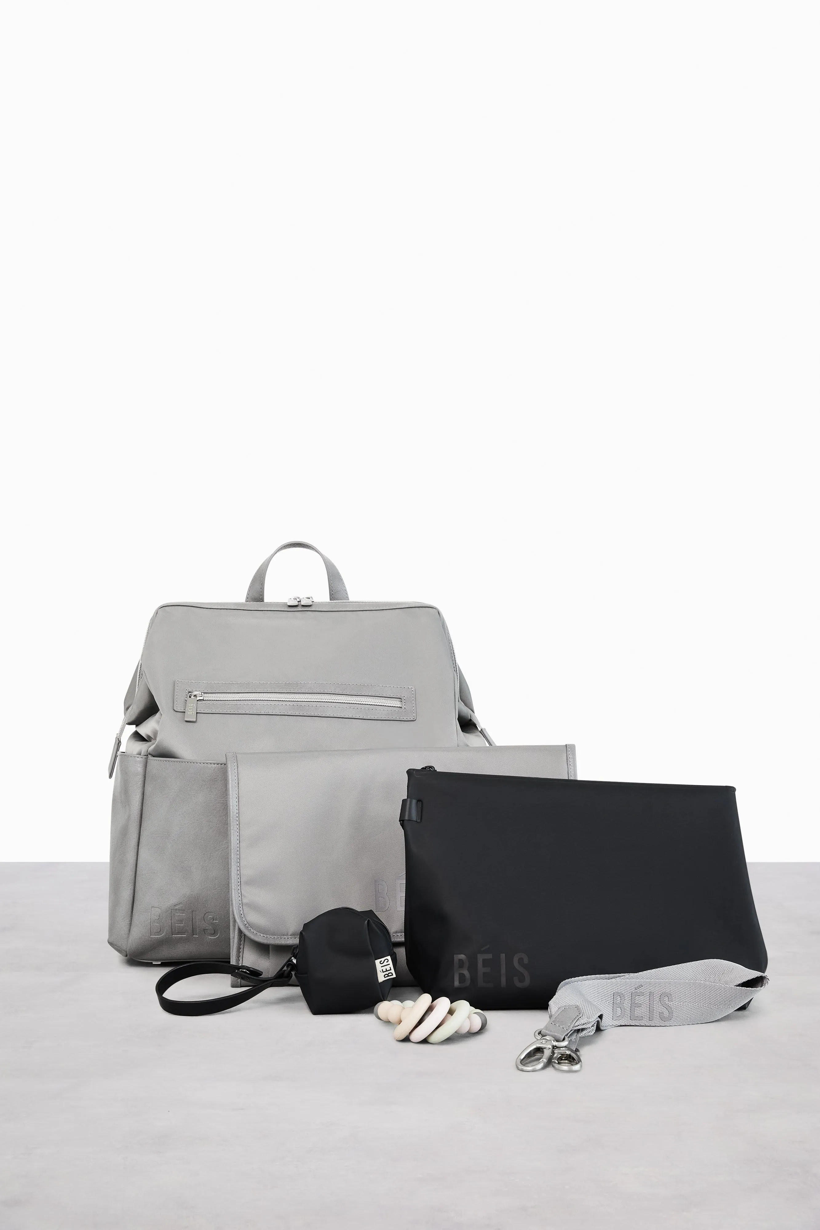 The Backpack Diaper Bag in Grey