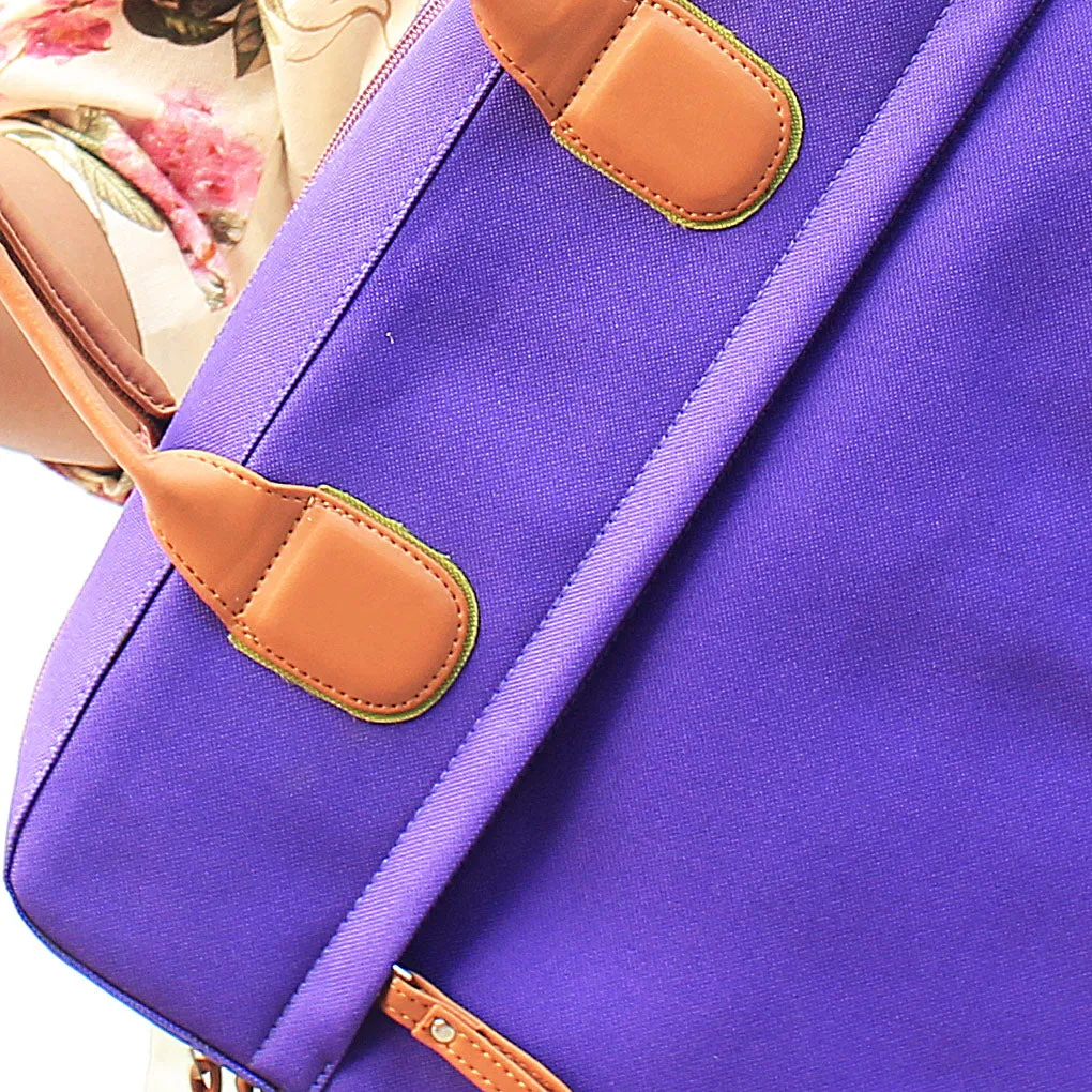 The Everyday All Purpose Laptop Bag Purple - Authentic Vegan