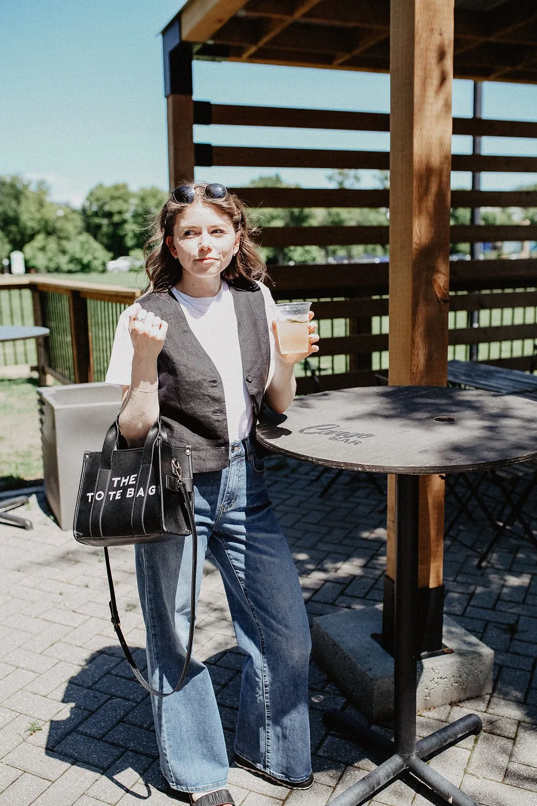 The Tote Bag with Shoulder Strap - Black - PREORDER