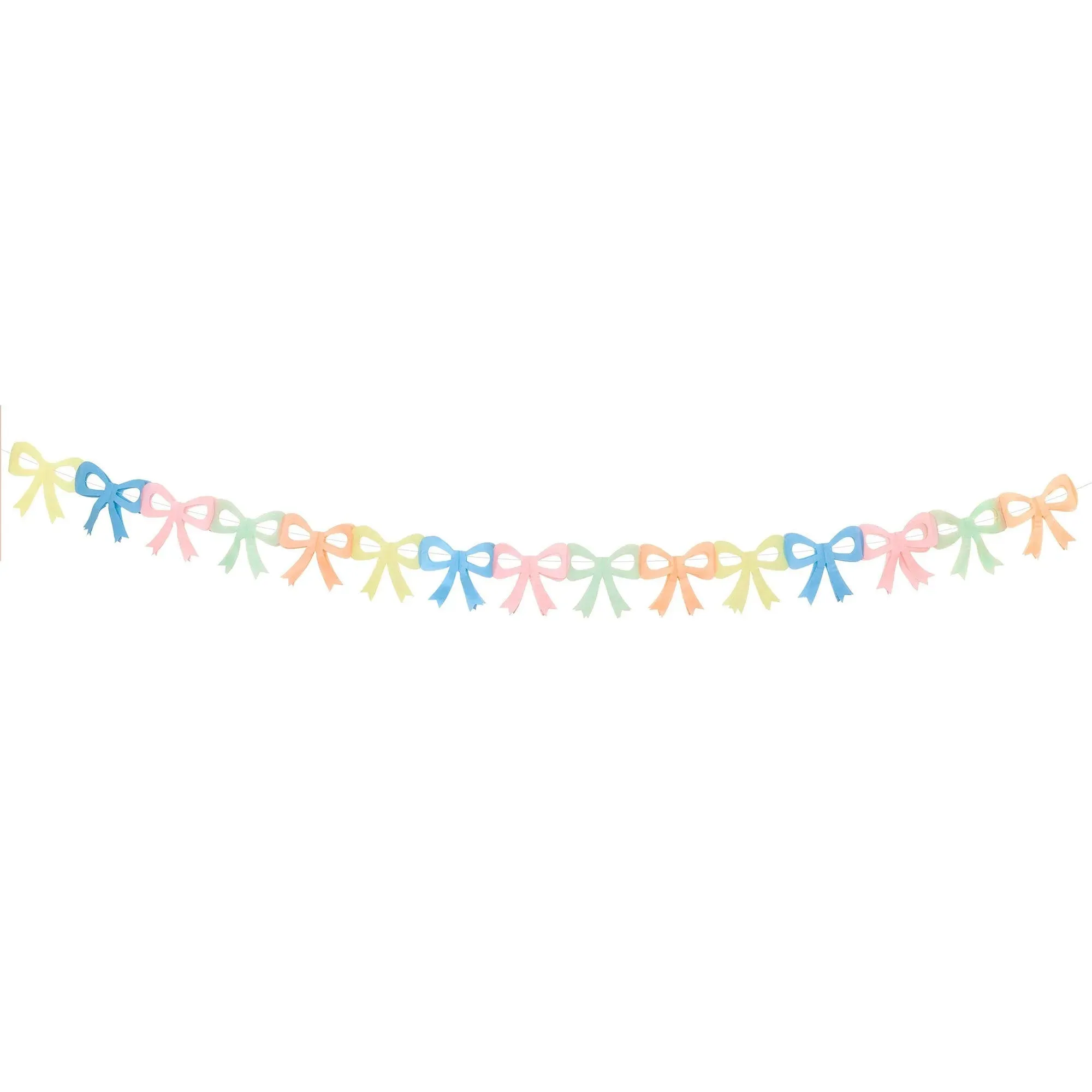 Tissue Paper Bow Garlands - Pack of 3