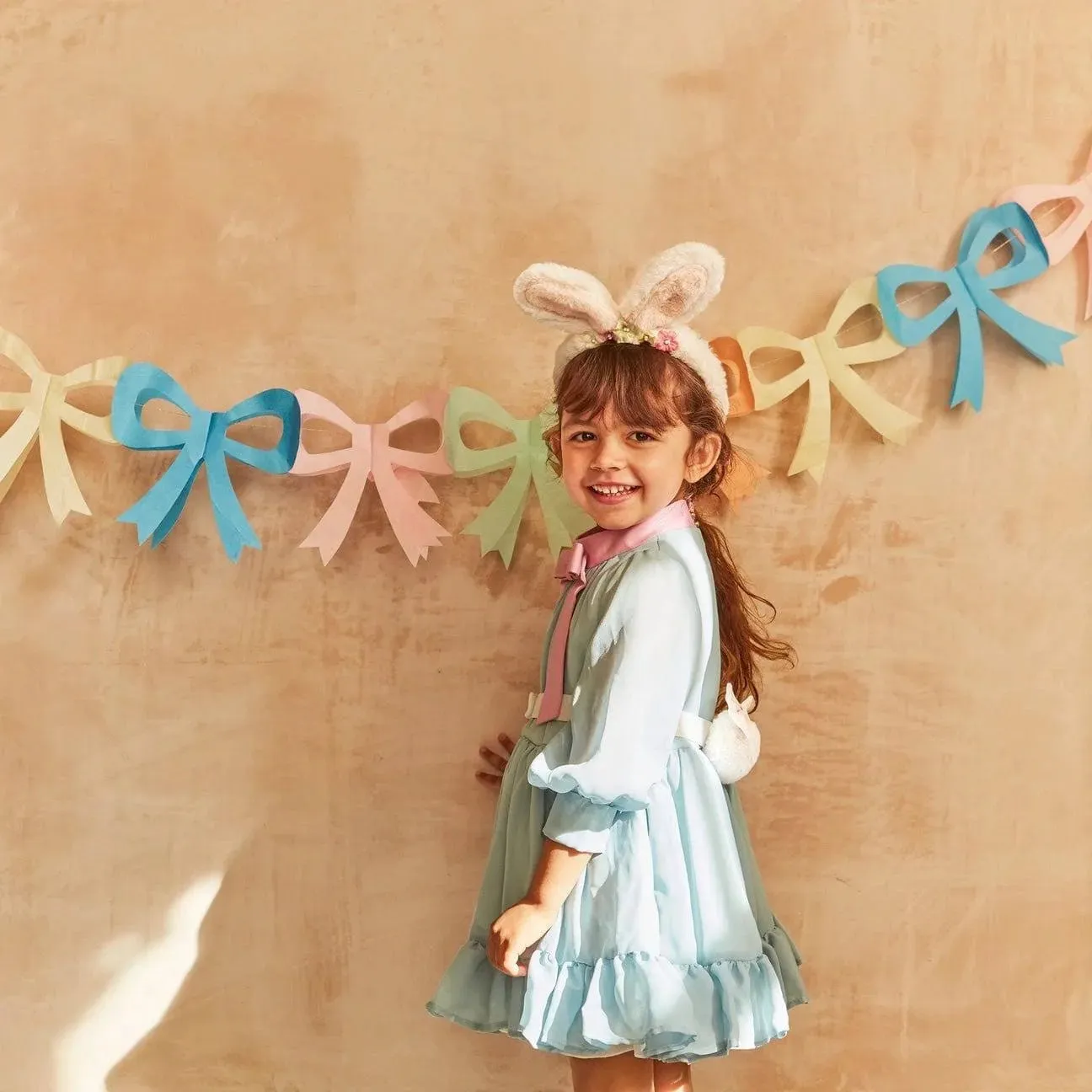 Tissue Paper Bow Garlands - Pack of 3