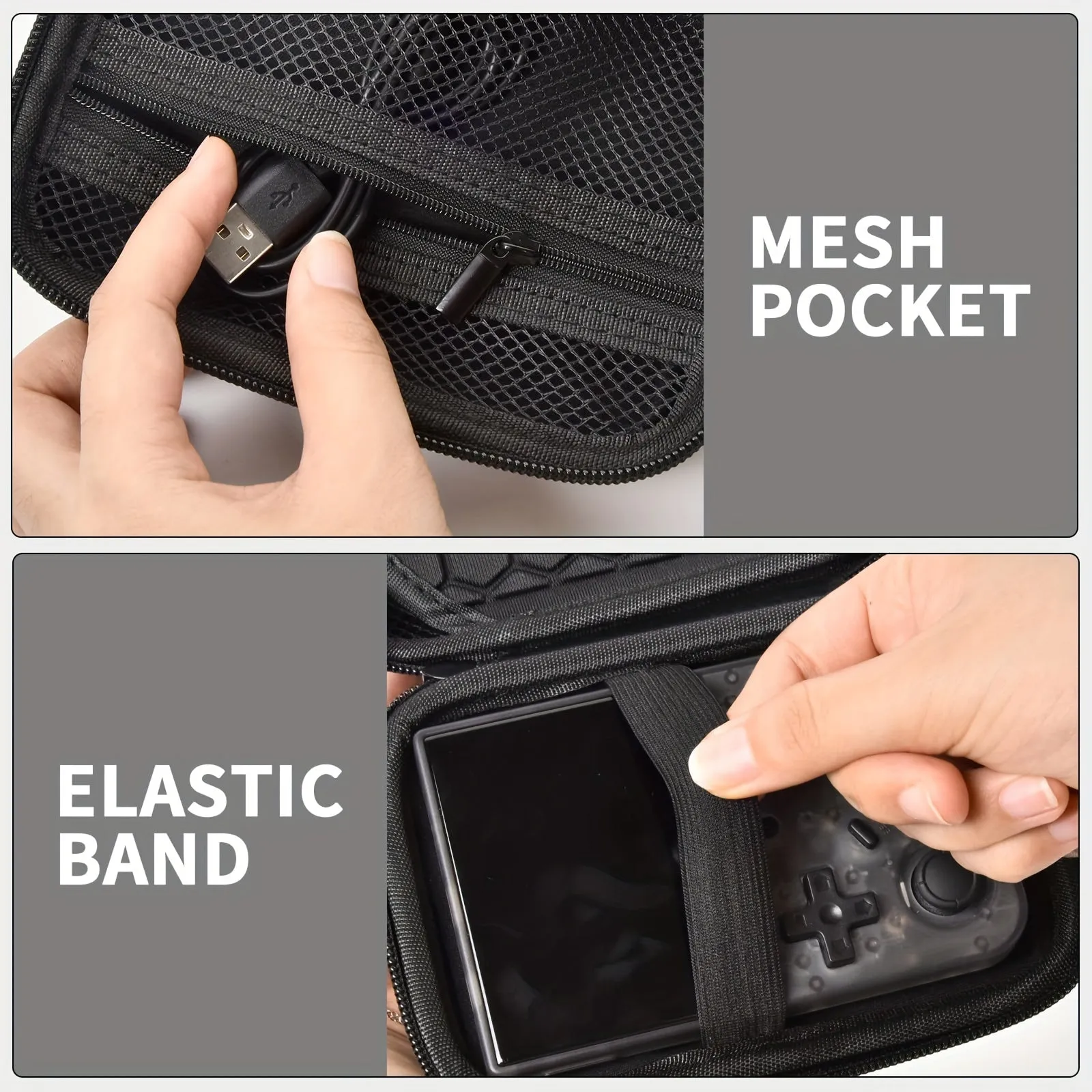 Travel Case for RG353V/RG35XX/RG353VS Retro Handheld Game Console