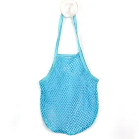 Turquoise String Shopping Bag