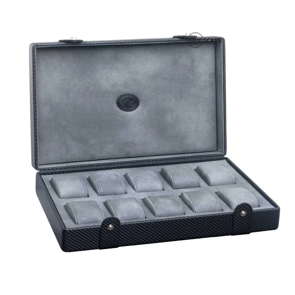 UNDERWOOD (LONDON) - 10-Unit Carbon Watch Box | UN211/CF