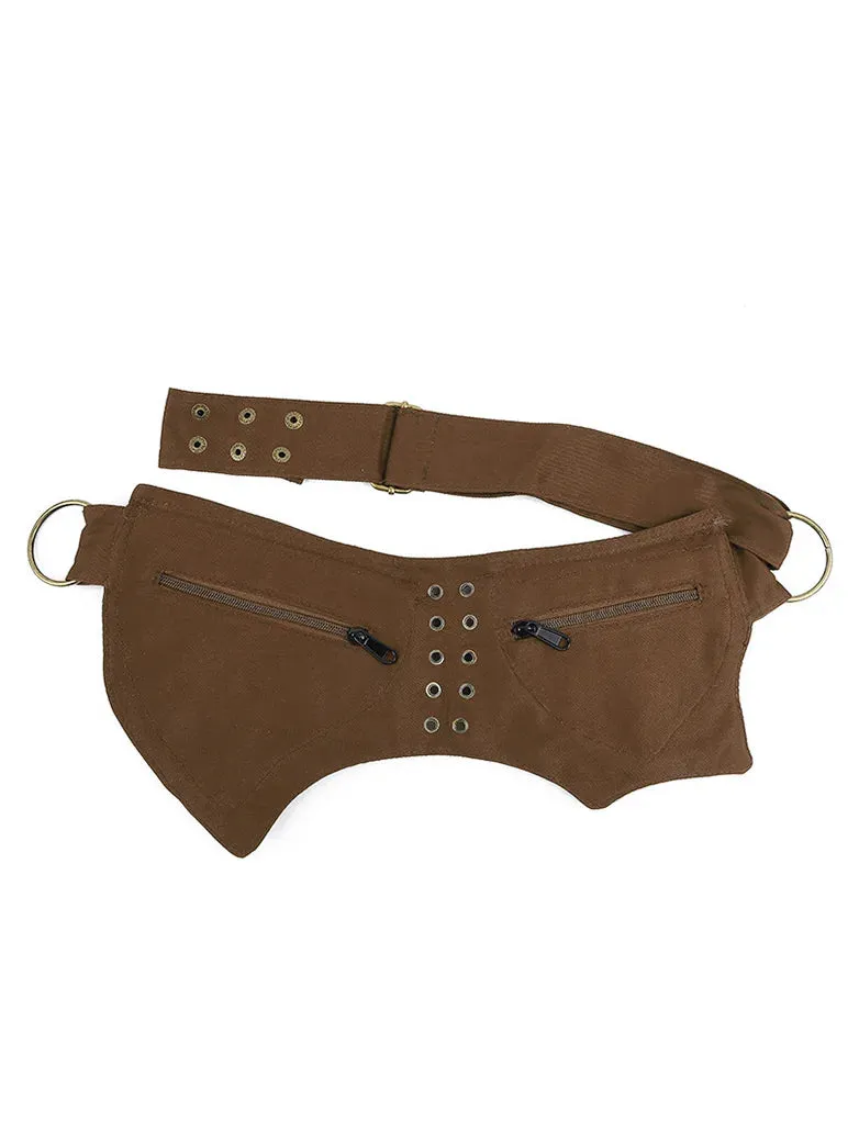 Unisex Renaissance Functional Studded Waterproof Waist Bag