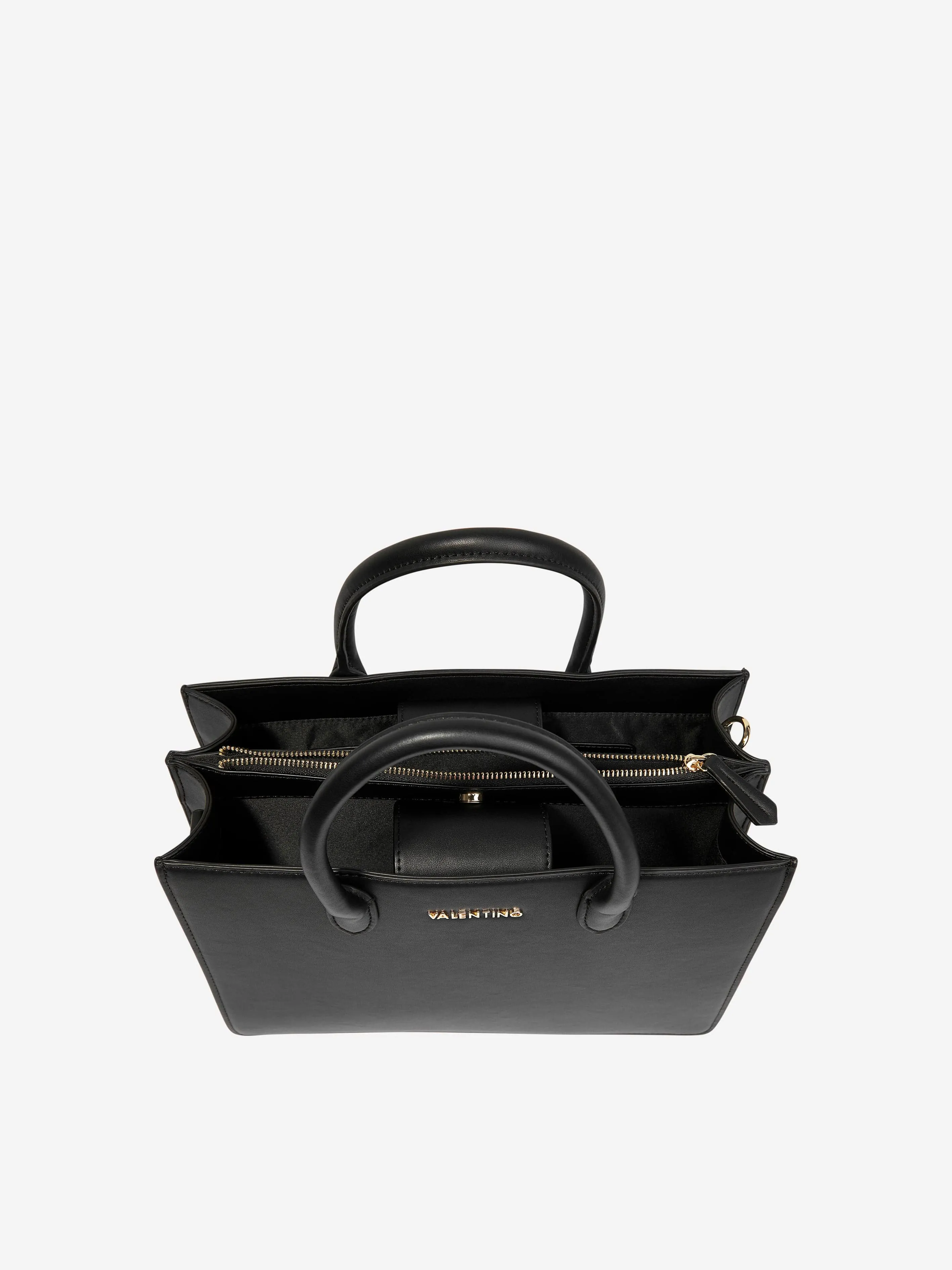 Valentino Girls Zermatt Shopping Bag in Black (W:34cm)