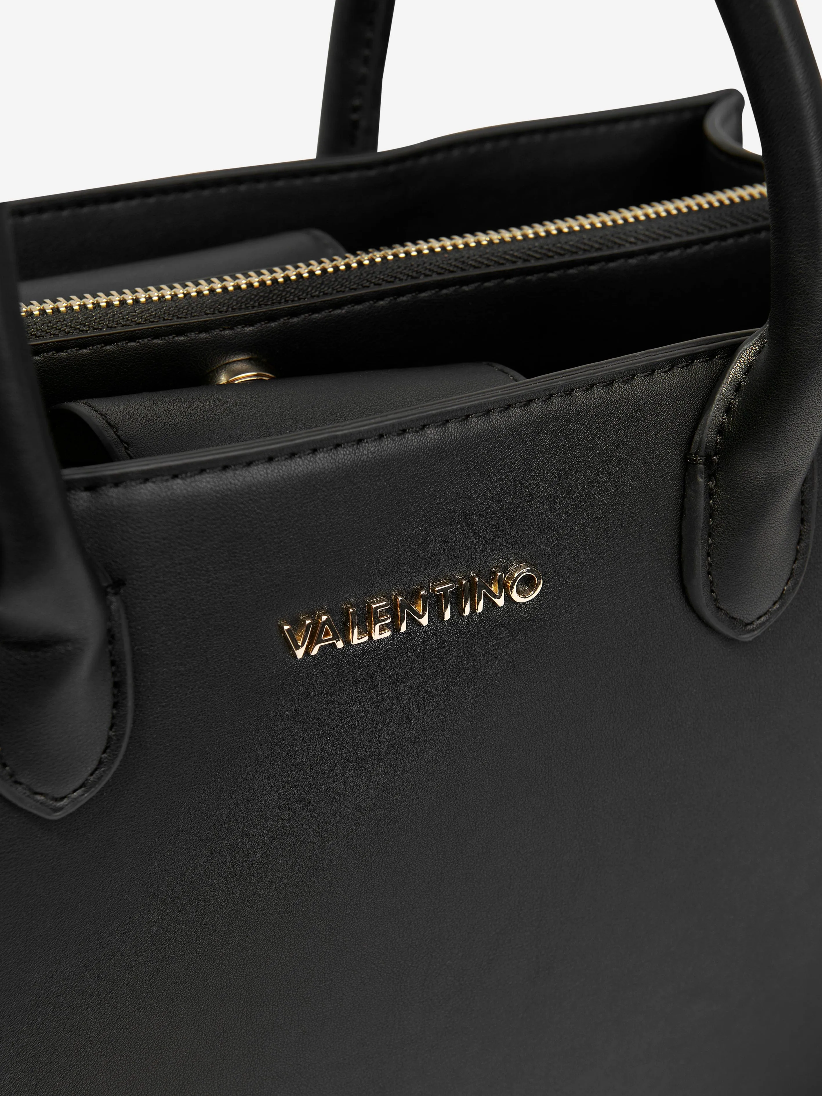 Valentino Girls Zermatt Shopping Bag in Black (W:34cm)