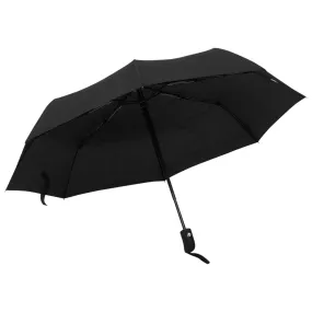 vidaXL Automatic Folding Umbrella Black 95 cm