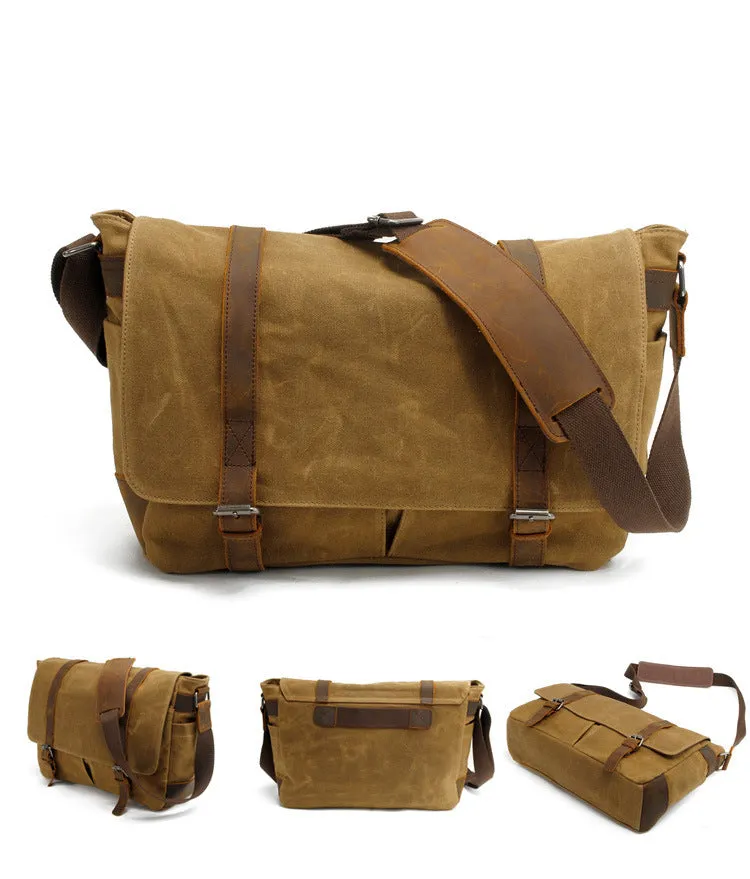 Vintage Canvas Waterproof Messenger/sling Bag