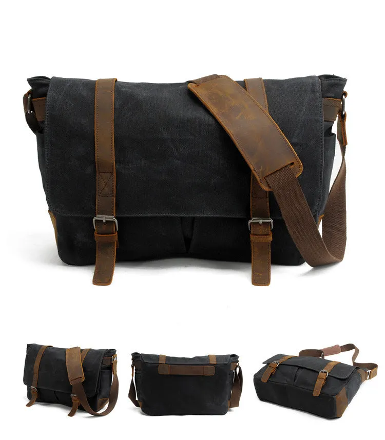 Vintage Canvas Waterproof Messenger/sling Bag