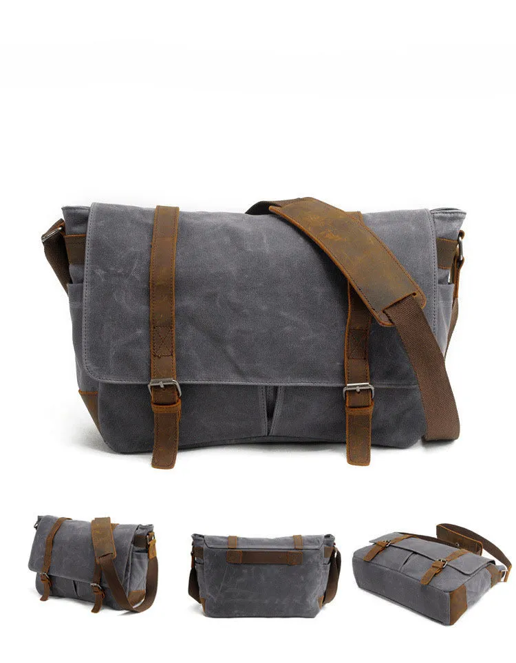 Vintage Canvas Waterproof Messenger/sling Bag