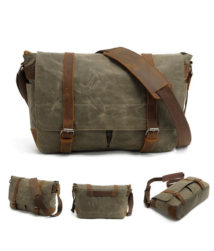 Vintage Canvas Waterproof Messenger/sling Bag