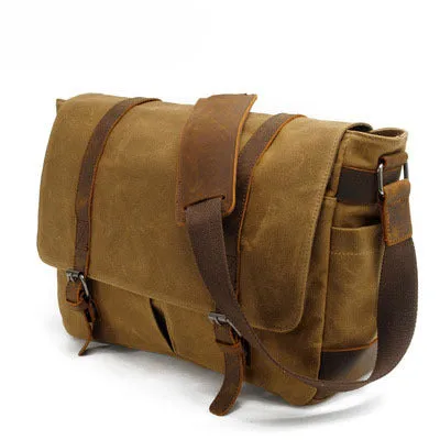 Vintage Canvas Waterproof Messenger/sling Bag