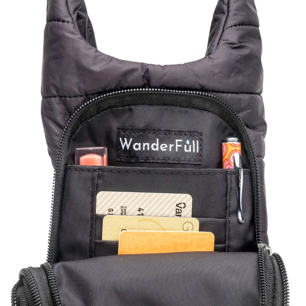 WanderFull Hydrobag Black Matte With Black Strap