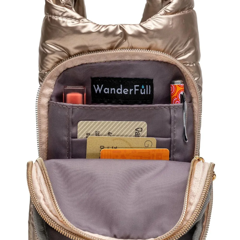 WanderFull Hydrobag Gold With Solid Gold Strap