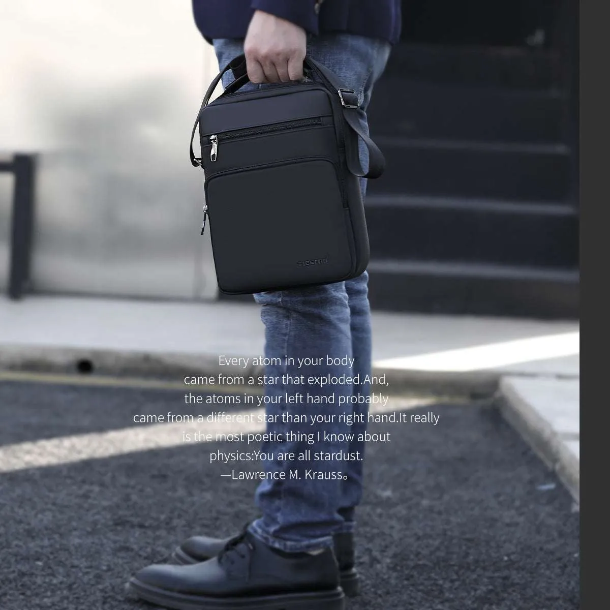 Waterproof Men's Business Sling Bag