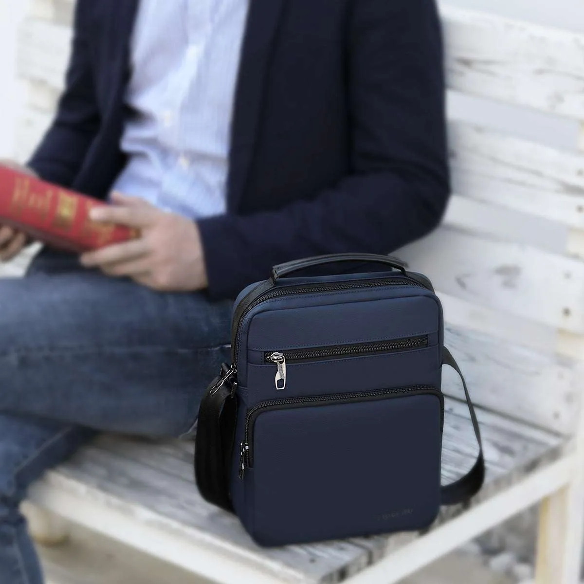 Waterproof Men's Business Sling Bag