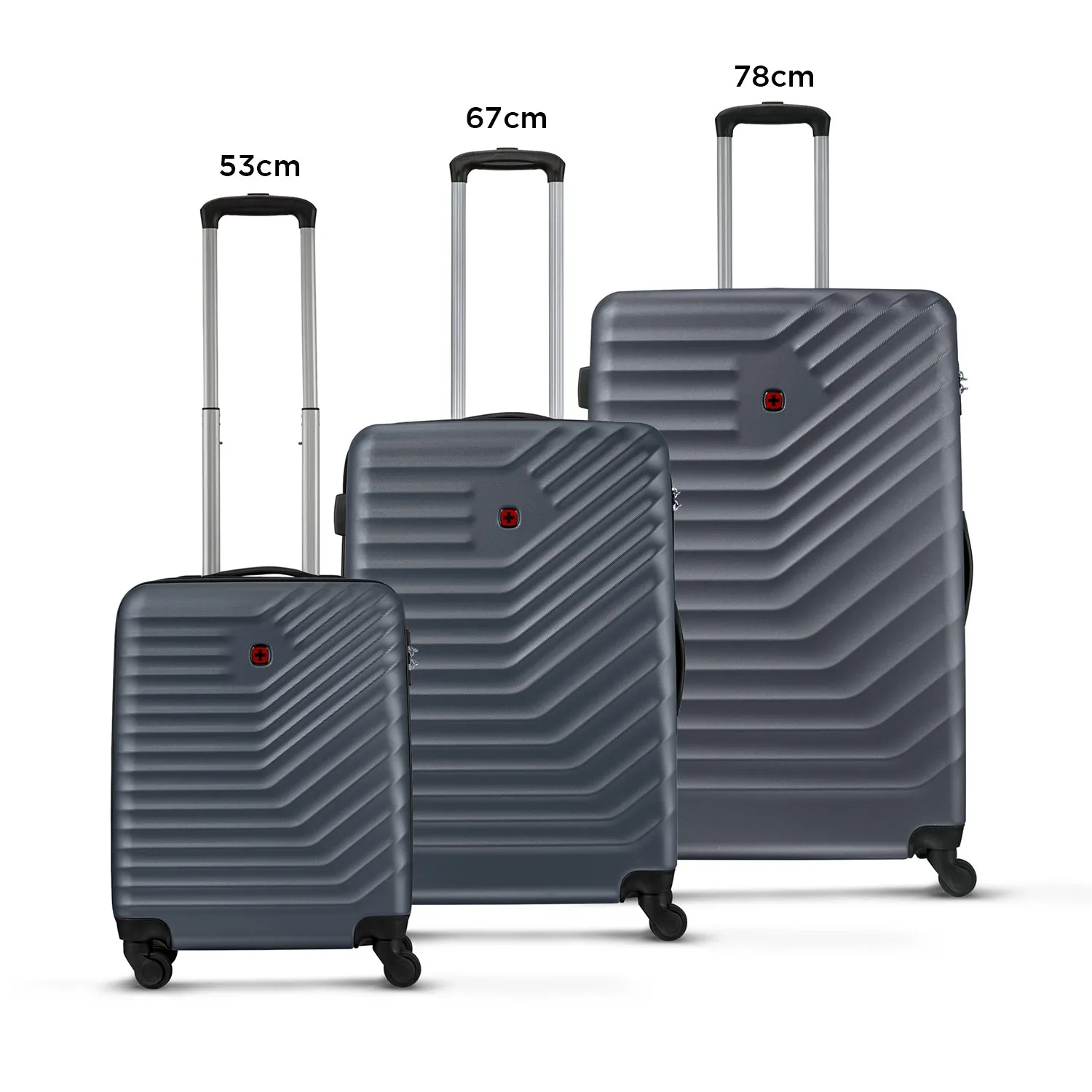 Wenger Trayn 3 piece Luggage Trolley Set