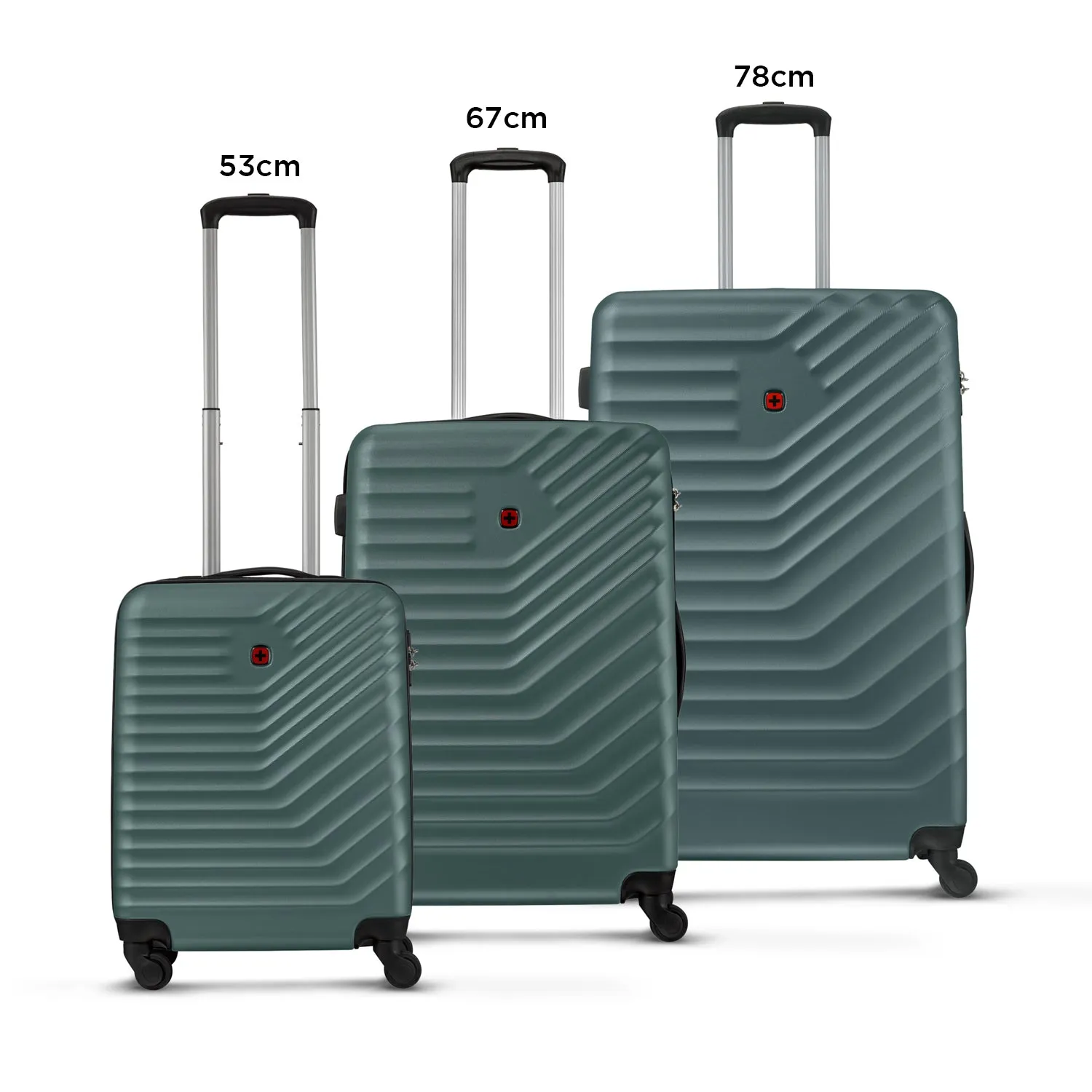 Wenger Trayn 3 piece Luggage Trolley Set