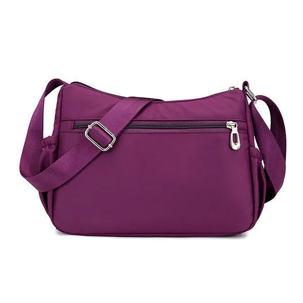 Women Leisure Waterproof Nylon Crossbody Bag Shoulder Bag