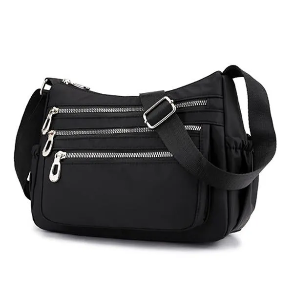 Women Leisure Waterproof Nylon Crossbody Bag Shoulder Bag