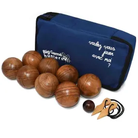 Wooden Boules Set - Pétanque - Deluxe Game Set