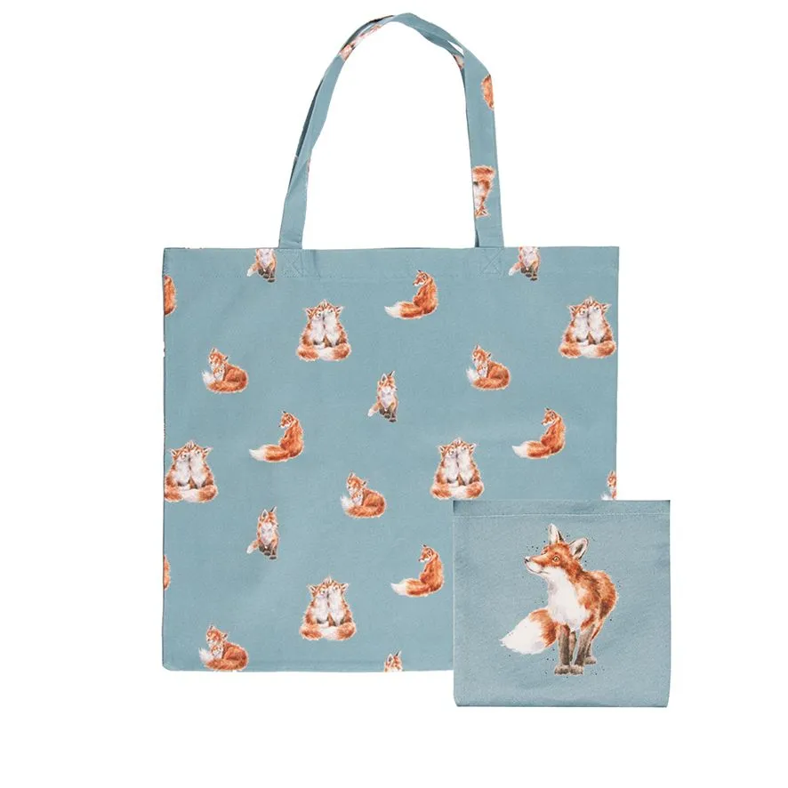 Wrendale Designs “Bright eyed and Bushy Tailed” Fox Foldable shopping bag