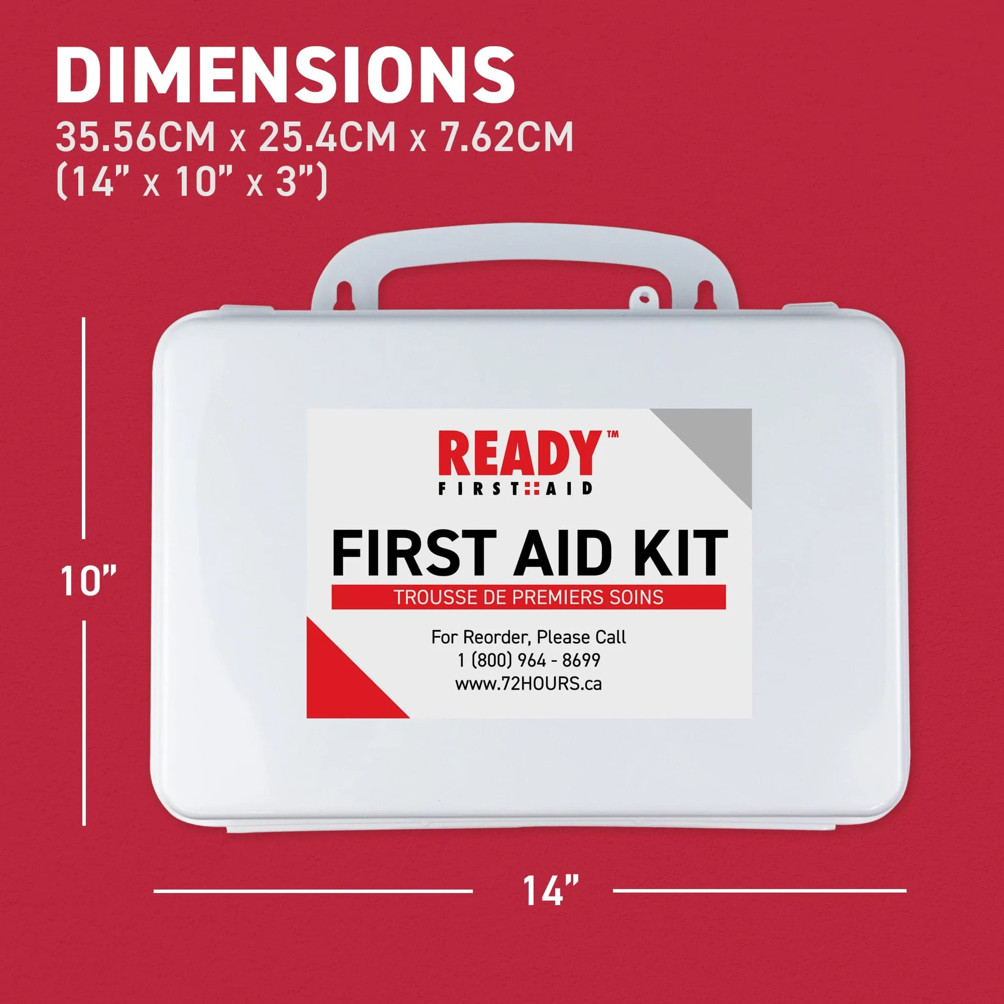 Yukon Level 1 First Aid Kit with Plastic Box